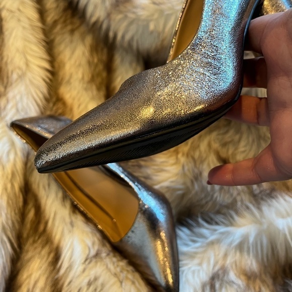 A new day chunky metallic silver heels size 5.5 - Picture 7 of 11